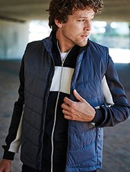 Mens Stage Insulated Vest - Navy Blue