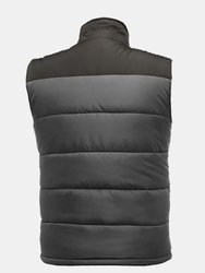 Mens Standout Altoona Insulated Bodywarmer Jacket - Seal Grey/Black
