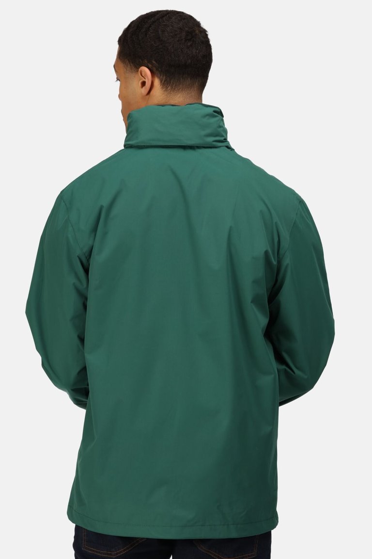 Mens Standout Ardmore Jacket (Waterproof & Windproof) - Bottle Green/Seal Grey