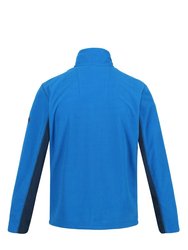 Mens Stanner Full Zip Fleece Jacket - Imperial Blue/Moonlight Denim
