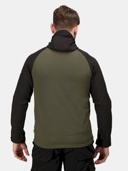 Mens Surrender Soft Shell Jacket - Dark Khaki/ Black