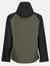 Mens Surrender Soft Shell Jacket - Dark Khaki/ Black