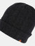 Mens Tactical Knitted Beanie - Black