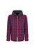 Mens Tactical Siege Checked Jacket - Classic Red - Classic Red