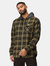 Mens Tactical Siege Checked Jacket - Dark Khaki