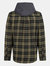 Mens Tactical Siege Checked Jacket - Dark Khaki