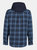 Mens Tactical Siege Checked Jacket - Navy