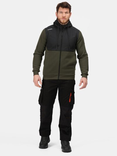 Regatta Mens Tactical Threads Major Hoodie - Dark Khaki/Black product