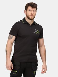 Mens Tactical Threads Polo Shirt Pack of 2 - Black/Iron - Black/Iron