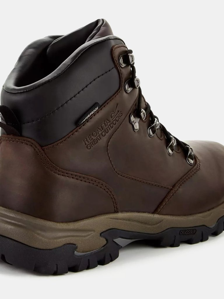 Mens Tebay Waterproof Leather Walking Boots