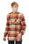 Mens Thamos Checked Long-Sleeved Shirt - Cathay Spice - Cathay Spice