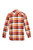 Mens Thamos Checked Long-Sleeved Shirt - Cathay Spice