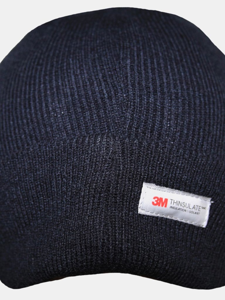 Mens Thinsulate Thermal Winter Hat - Navy - Navy