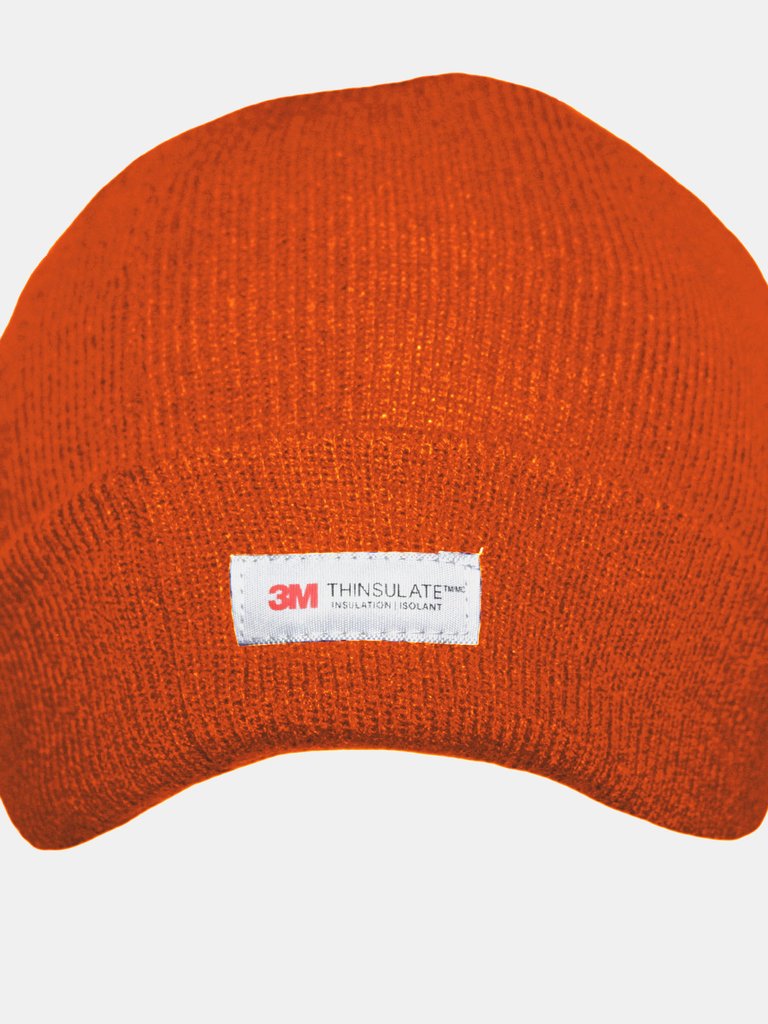 Mens Thinsulate Thermal Winter Hat - Orange