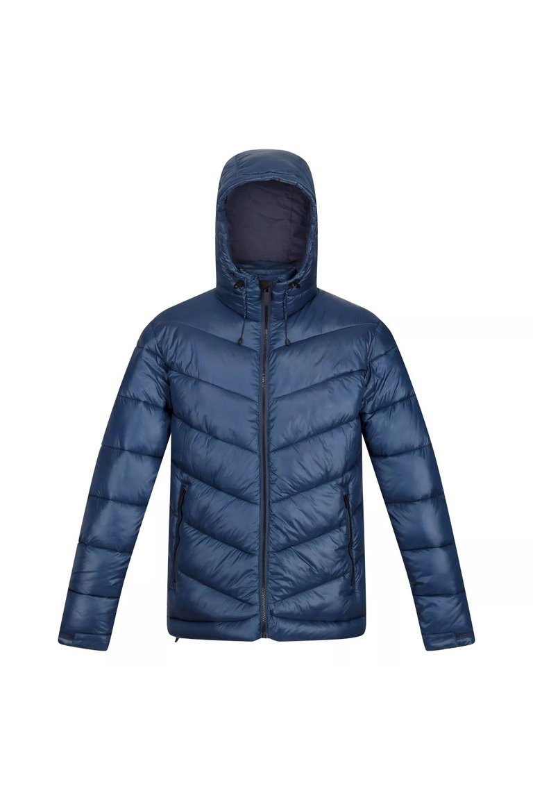 Mens Toploft II Hooded Padded Jacket - Admiral Blue - Admiral Blue