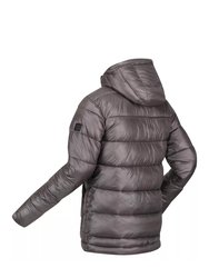 Mens Toploft II Hooded Padded Jacket - Dark Grey