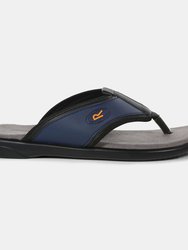 Mens Travis Sandals -Navy/Gray