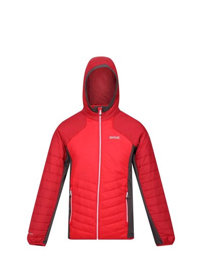 Regatta Mens Trutton Hooded Soft Shell Jacket - Chinese Red/Dark Red product