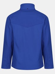 Mens Uproar Lightweight Wind Resistant Softshell Jacket - Royal Blue/Seal Gray