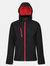 Mens Venturer 3 Layer Membrane Soft Shell Jacket - Black/Red