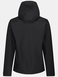 Mens Venturer Hooded Soft Shell Jacket - Black/Classic Red