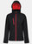 Mens Venturer Hooded Soft Shell Jacket - Black/Classic Red - Black/Classic Red