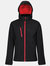 Mens Venturer Hooded Soft Shell Jacket - Black/Classic Red - Black/Classic Red