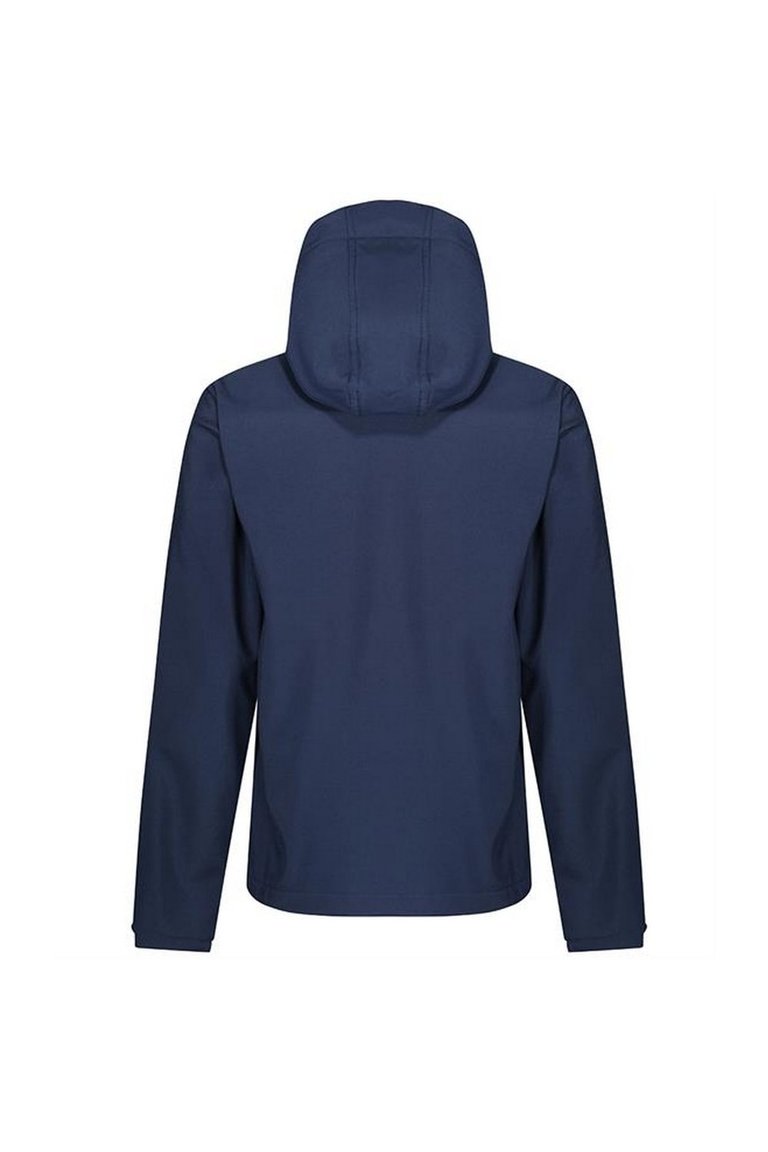 Mens Venturer Hooded Soft Shell Jacket - Navy/Navy