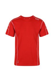 Mens Virda III T-Shirt - Fiery Red