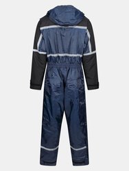 Mens Waterproof Coveralls - Navy