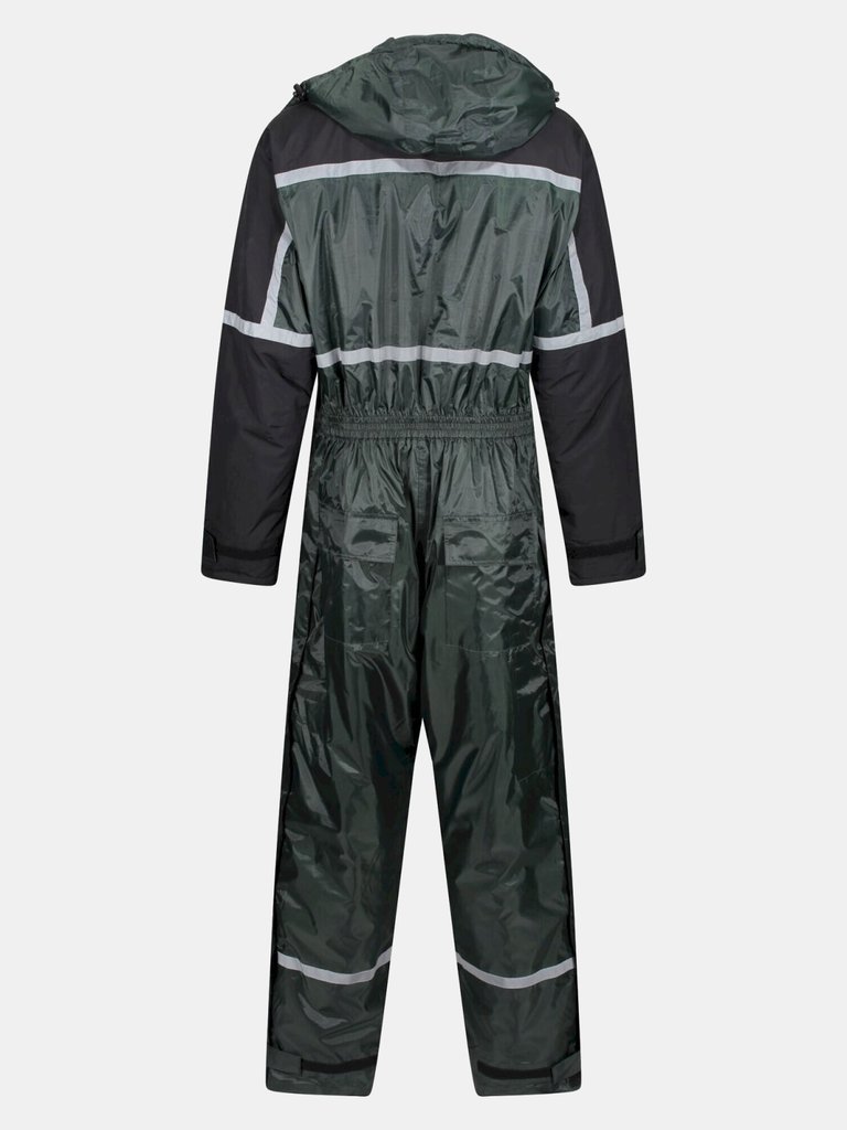 Mens Waterproof Coveralls - Olive