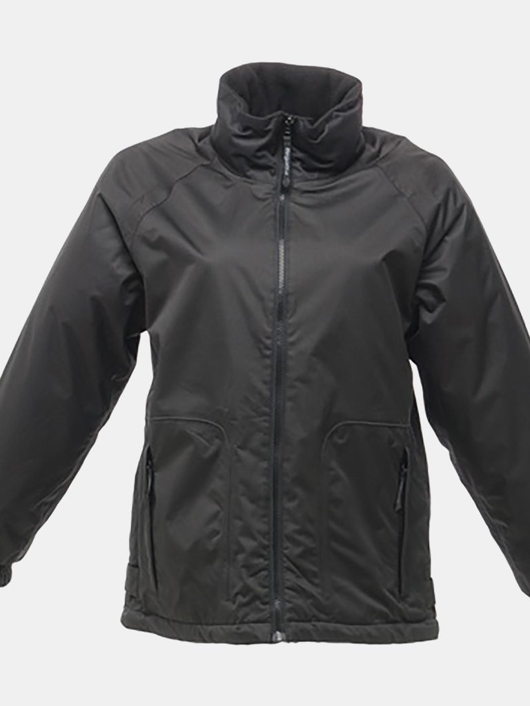 Mens Waterproof Zip Up Jacket - Black