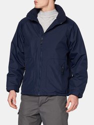 Mens Waterproof Zip Up Jacket - Navy - Navy