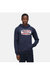 Mens Workwear Graphic Print Hoodie - Navy