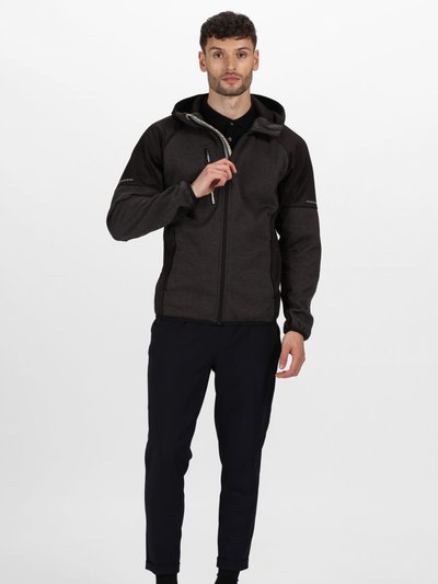 Regatta Mens X-Pro Coldspring II Fleece Jacket - Black/Grey Marl product