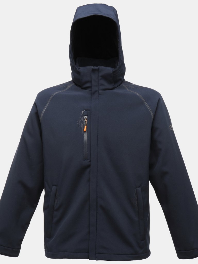 Mens X-Pro Repeller Softshell Jacket - Water Repellent - Navy - Navy