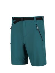 Mens Xert III Stretch Shorts - Pacific Green