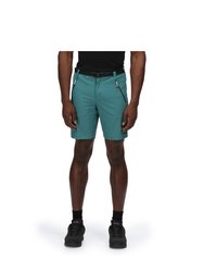 Mens Xert III Stretch Shorts - Pacific Green