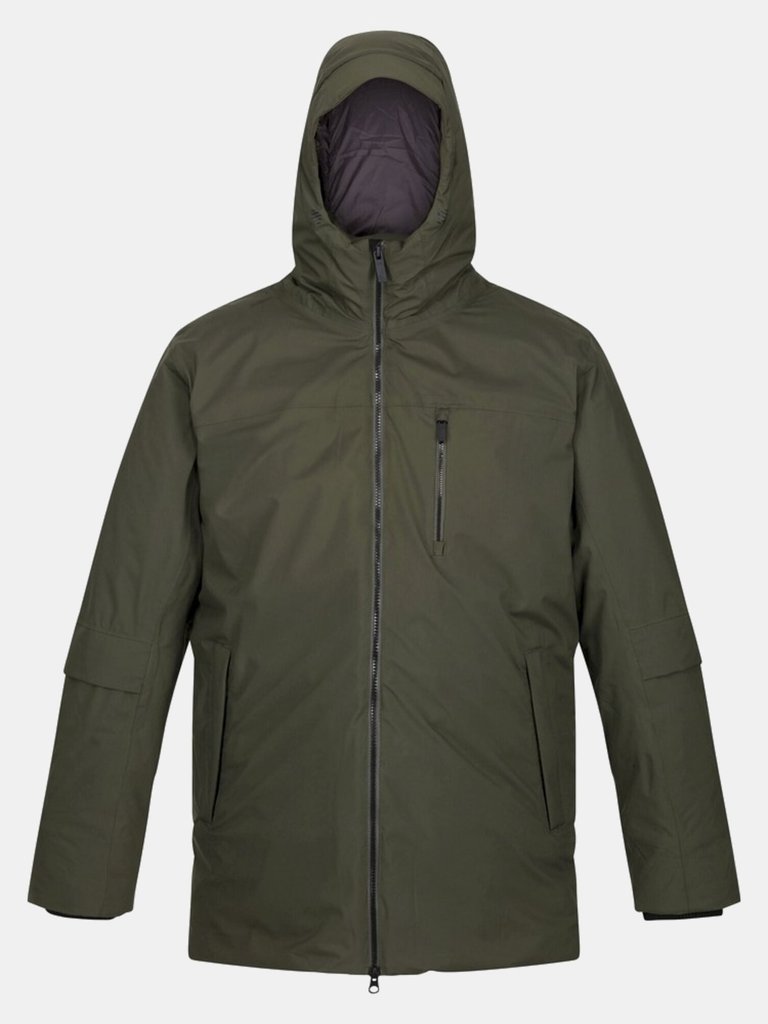 Mens Yewbank II Parka Jacket - Dark Khaki - Dark Khaki