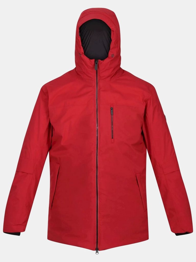 Mens Yewbank II Parka Jacket - Dark Red - Dark Red