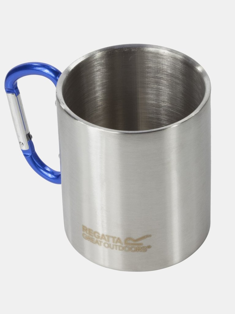 Outdoors Steel Karabiner Mug/Cup  Silver - One Size - Silver