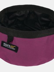 Pack Away Waterproof Dog Bowl - Azalea - Azalea