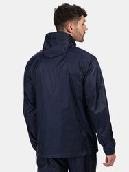 Pro Mens Packaway Waterproof Breathable Jacket - Navy