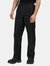 Pro Mens Packaway Waterproof Breathable Overtrousers - Black