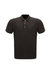 Professional Mens Classic 65/35 Short Sleeve Polo Shirt - Black