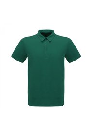 Professional Mens Classic 65/35 Short Sleeve Polo Shirt - Bottle Green