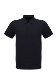 Professional Mens Classic 65/35 Short Sleeve Polo Shirt - Navy