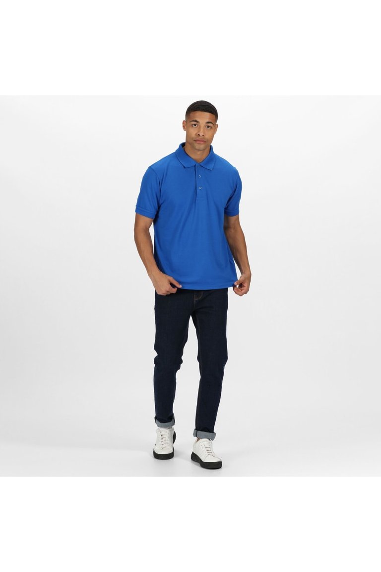 Professional Mens Classic 65/35 Short Sleeve Polo Shirt - Oxford Blue - Oxford Blue