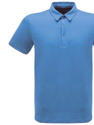 Professional Mens Classic 65/35 Short Sleeve Polo Shirt - Royal Blue