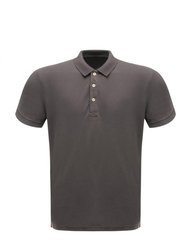 Professional Mens Classic 65/35 Short Sleeve Polo Shirt - Seal Gray